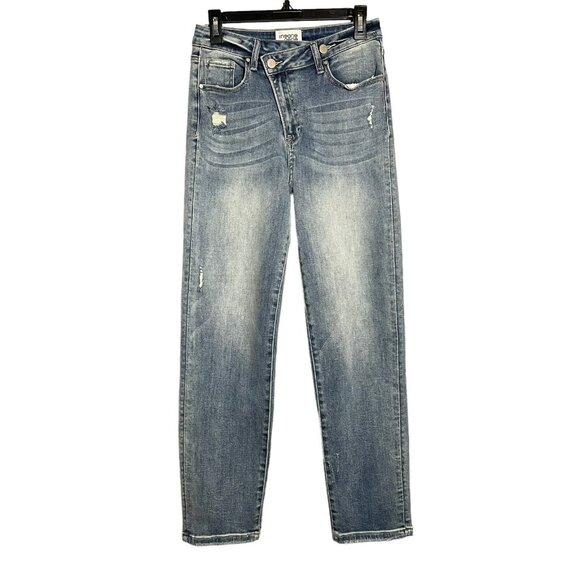 Insane Gene Mom Jeans Women Size 7 W27 High Rise Retro Relaxed Distressed Wide - Picture 1 of 10